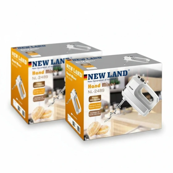 همزن دستی نیولند (Hand Mixer) مدل: (NL-2489W)