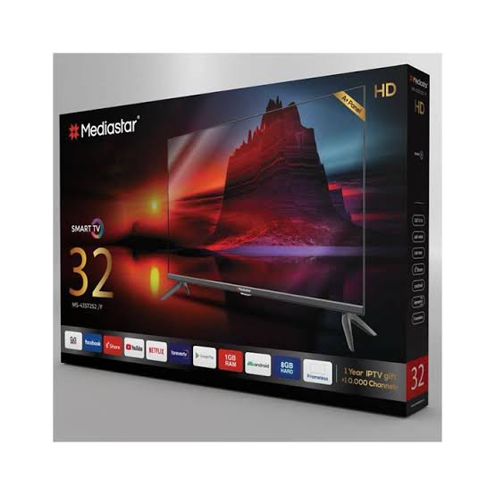 تلویزیون هوشمند مدیا استار مدل MS3214 سایز ۳۲ اینچ HD