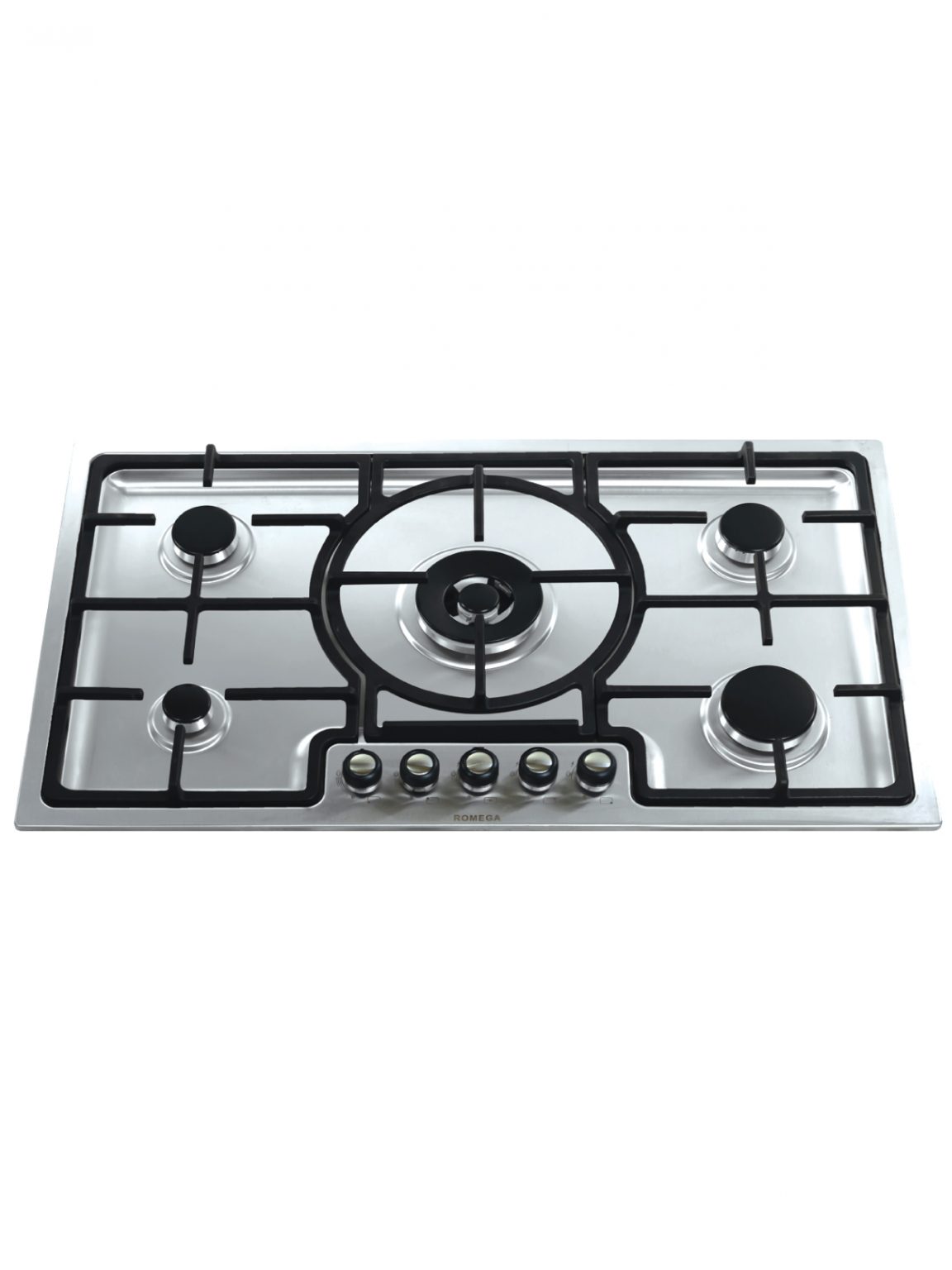 اجاق‌گاز صفحه‌ای مدل 510 رومگا استیل مات